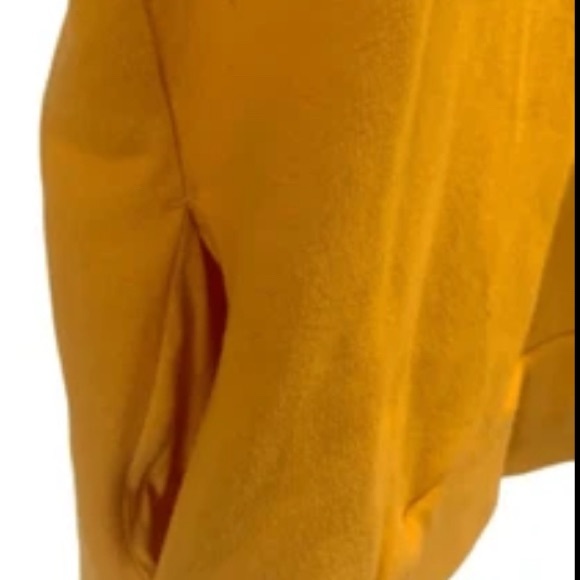 Pre Owned Women’s Victoria’s Secret Pink Sweatshirt Yellow Black Sz XS Classic - Picture 2 of 7